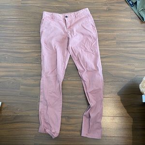 Pink chino pants